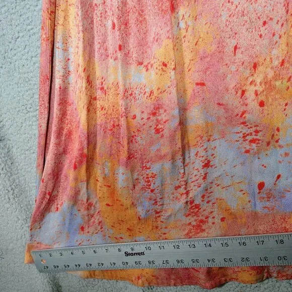 Free People Seduction Jumpsuit Women's S Multicolor Tie-Dye Halter Neck Wide Leg - Picture 9 of 15